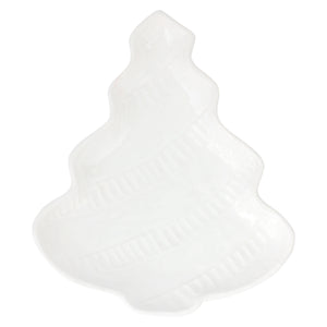 Pietra Natale Figural Tree Platter