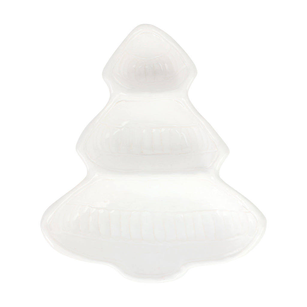 Pietra Natale Figural Tree Three-Part Server