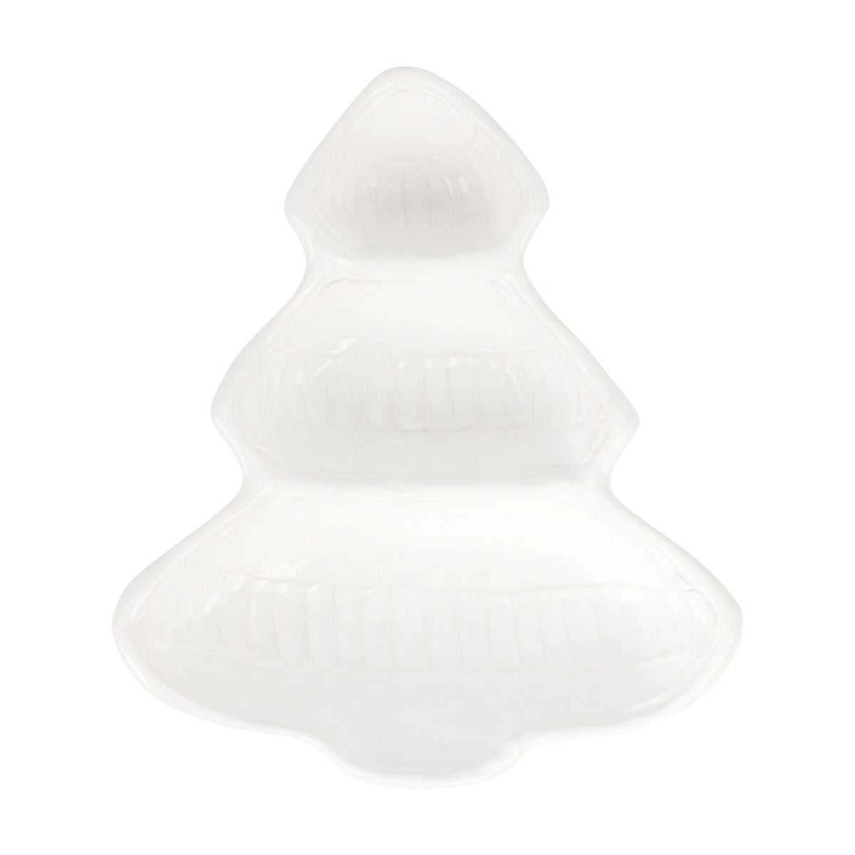 Pietra Natale Figural Tree Three-Part Server