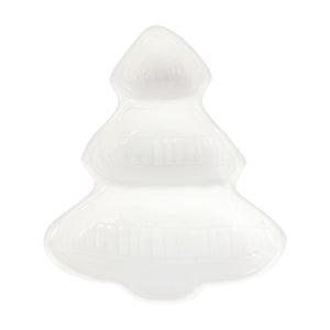Pietra Natale Figural Tree Three-Part Server