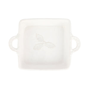 Pietra Natale Square Baker in White