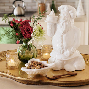 Pietra Natale Figural Chef Santa