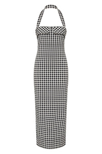 Chiara Dress in Black and White