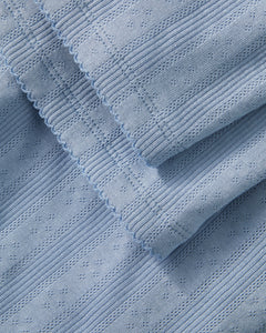 Pointelle Pant in Periwinkle