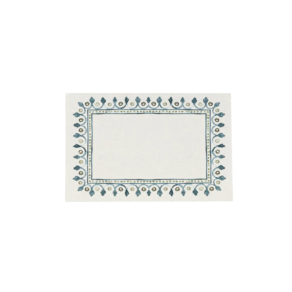 Villa Seville Place Card, Set of 12 in Chambray