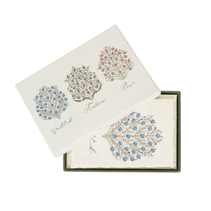 Villa Seville Note Card Assorted Set of 6 in Chambray