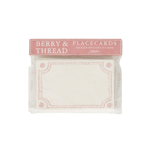 Berry & Thread Place Card, Set of 12 in Blush