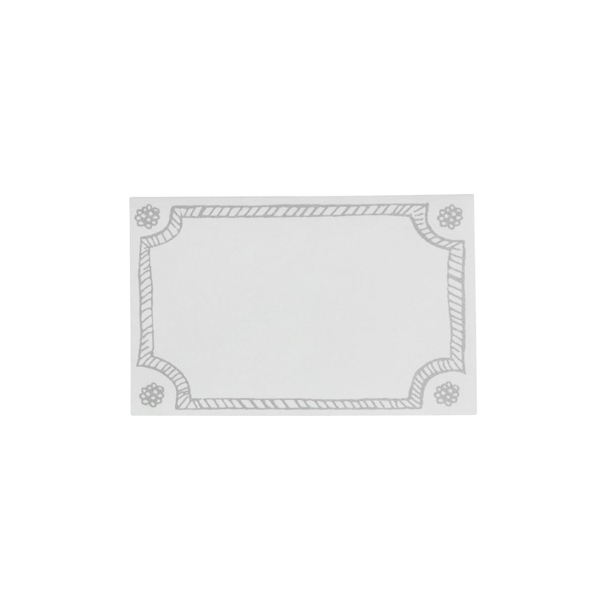 Berry & Thread Place Card in Silver, Set of 12