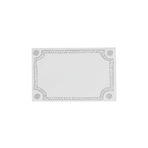 Berry & Thread Place Card in Silver, Set of 12