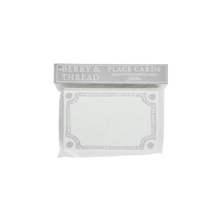 Berry & Thread Place Card in Silver, Set of 12