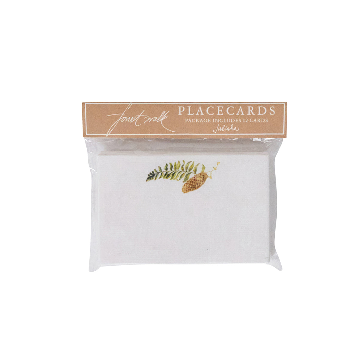 Forest Walk Place Card Assorted in Multi, Set of 12