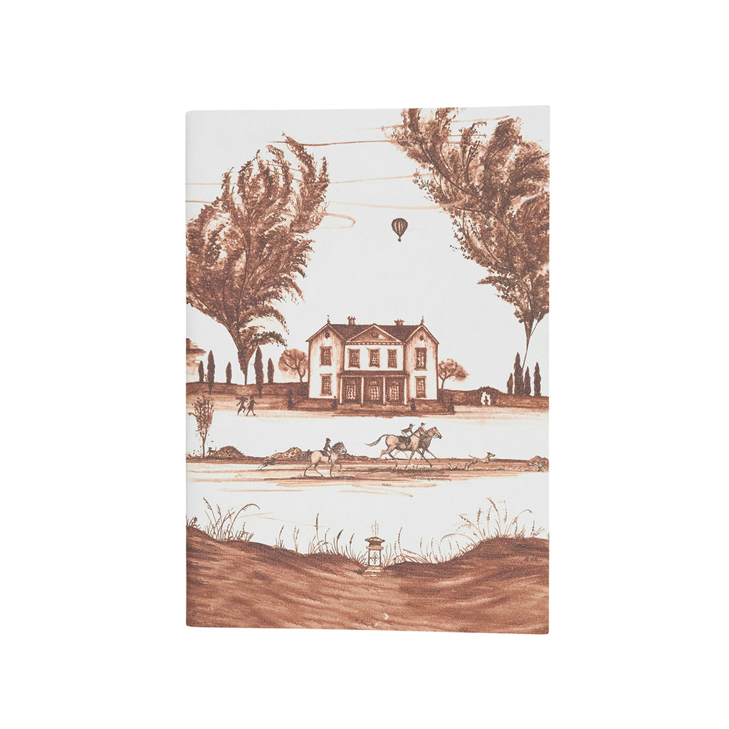 Country Estate Harvest 7" x 10" Paper Journal in Sepia