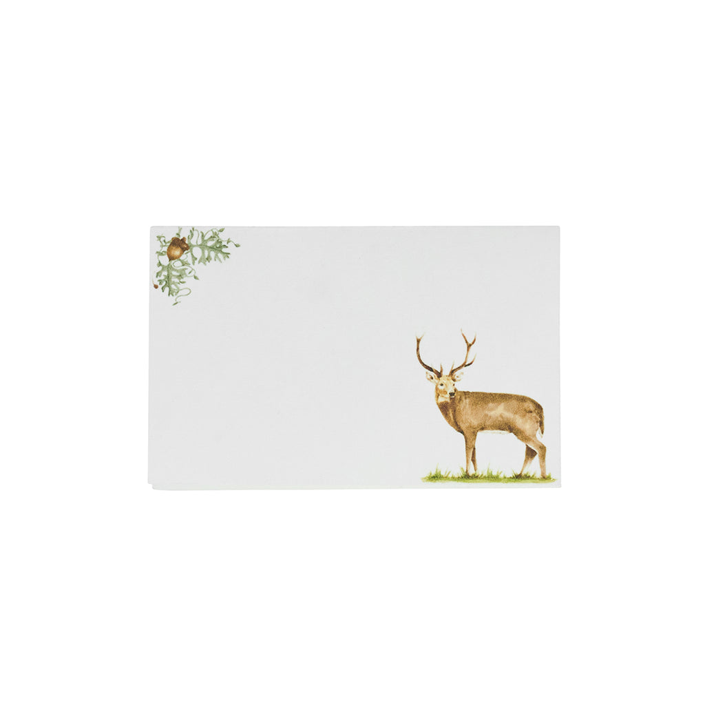Forest Walk Stag Place Card  in Multi, Set of 12