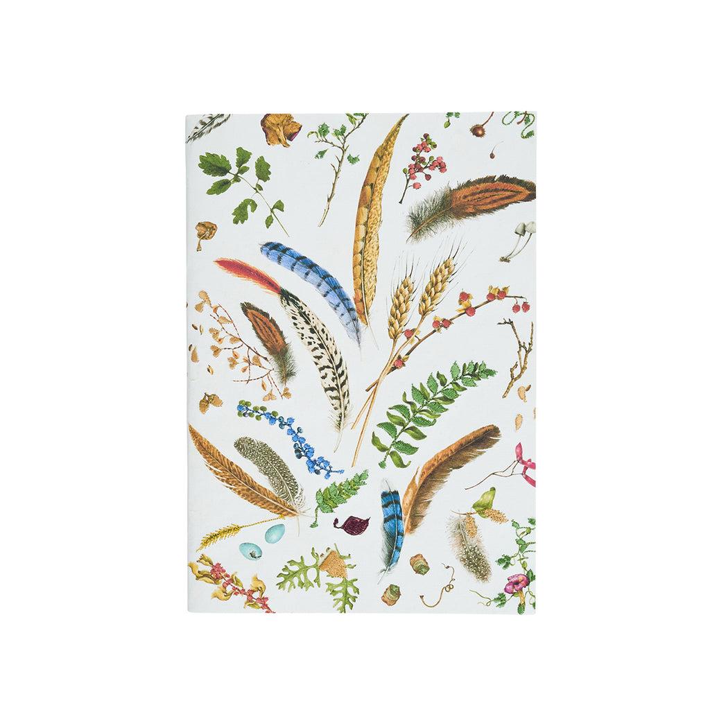 Forest Walk Embroidered 7" x 10" Paper Journal in Multi