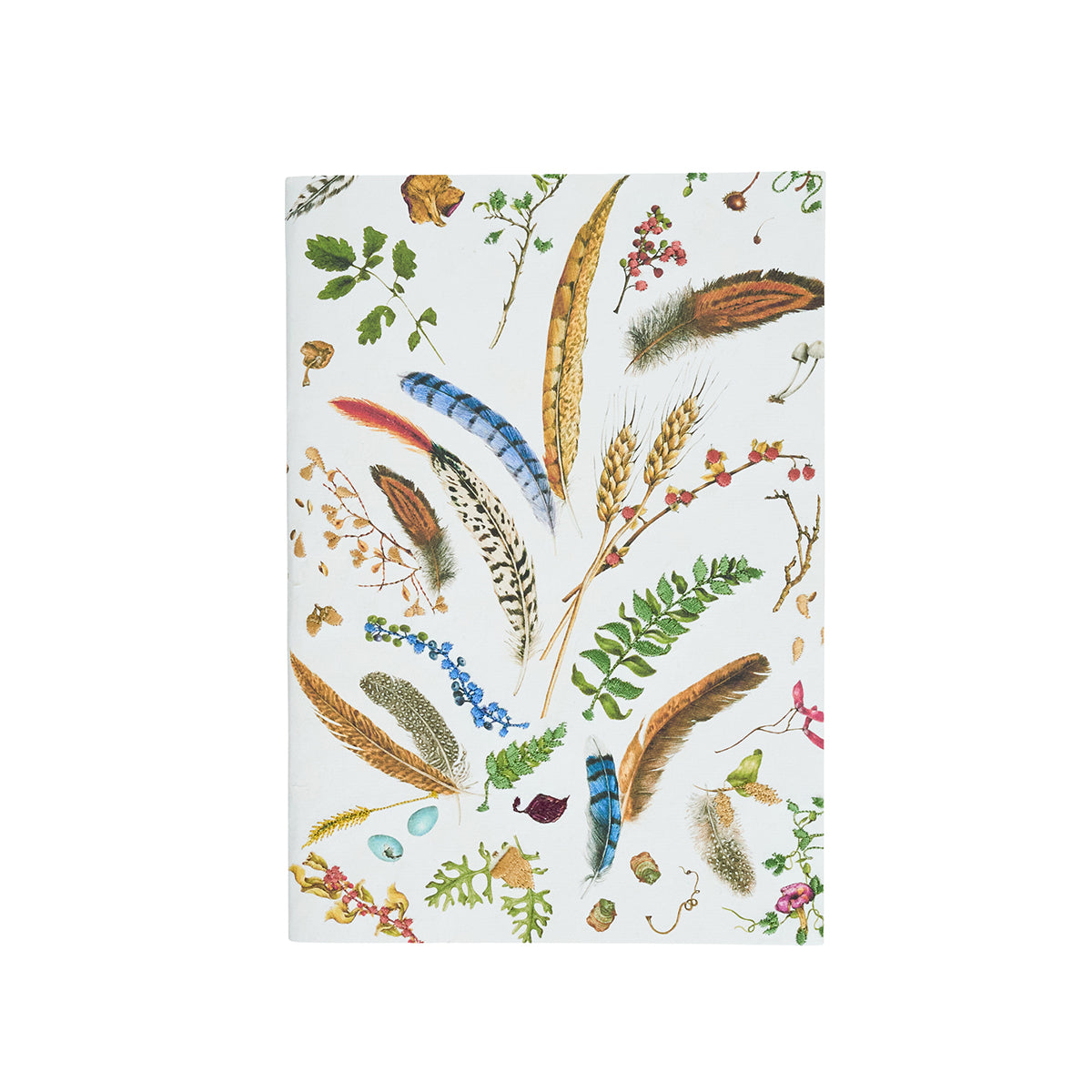 Forest Walk Embroidered 7" x 10" Paper Journal in Multi