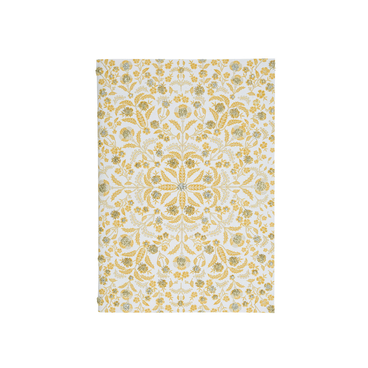 Berry & Thread Thistle 7" x 10" Paper Journal in Gold/Silver