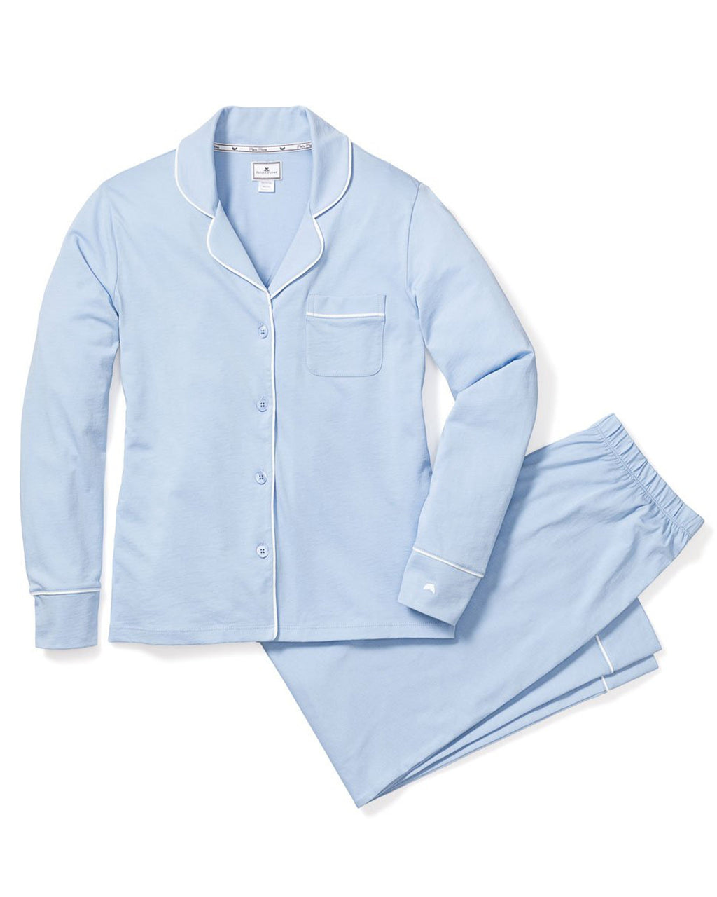 Women’s Pima Pajama Set in Periwinkle