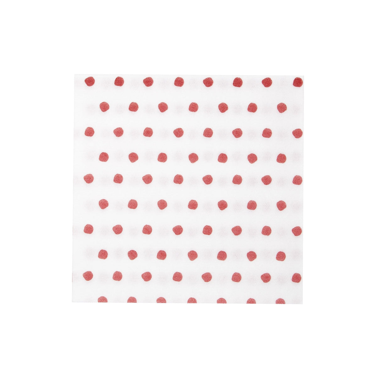 Papersoft Napkins Dot Red Dinner Napkins, Pack of 50