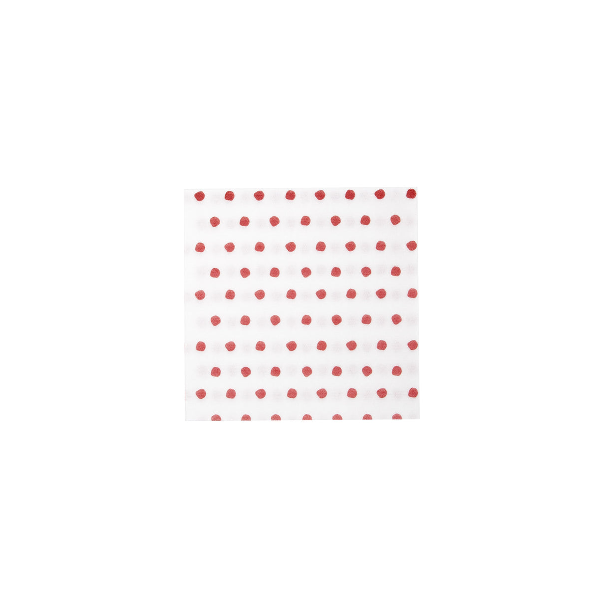 Papersoft Napkins Dot Red Cocktail Napkins, Pack of 20