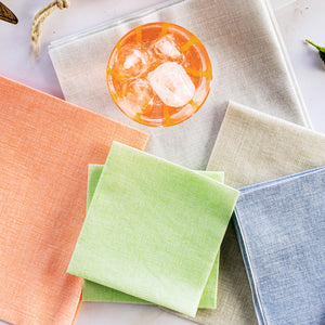 Papersoft Easy Cocktail Napkins in Green, Pack of 20