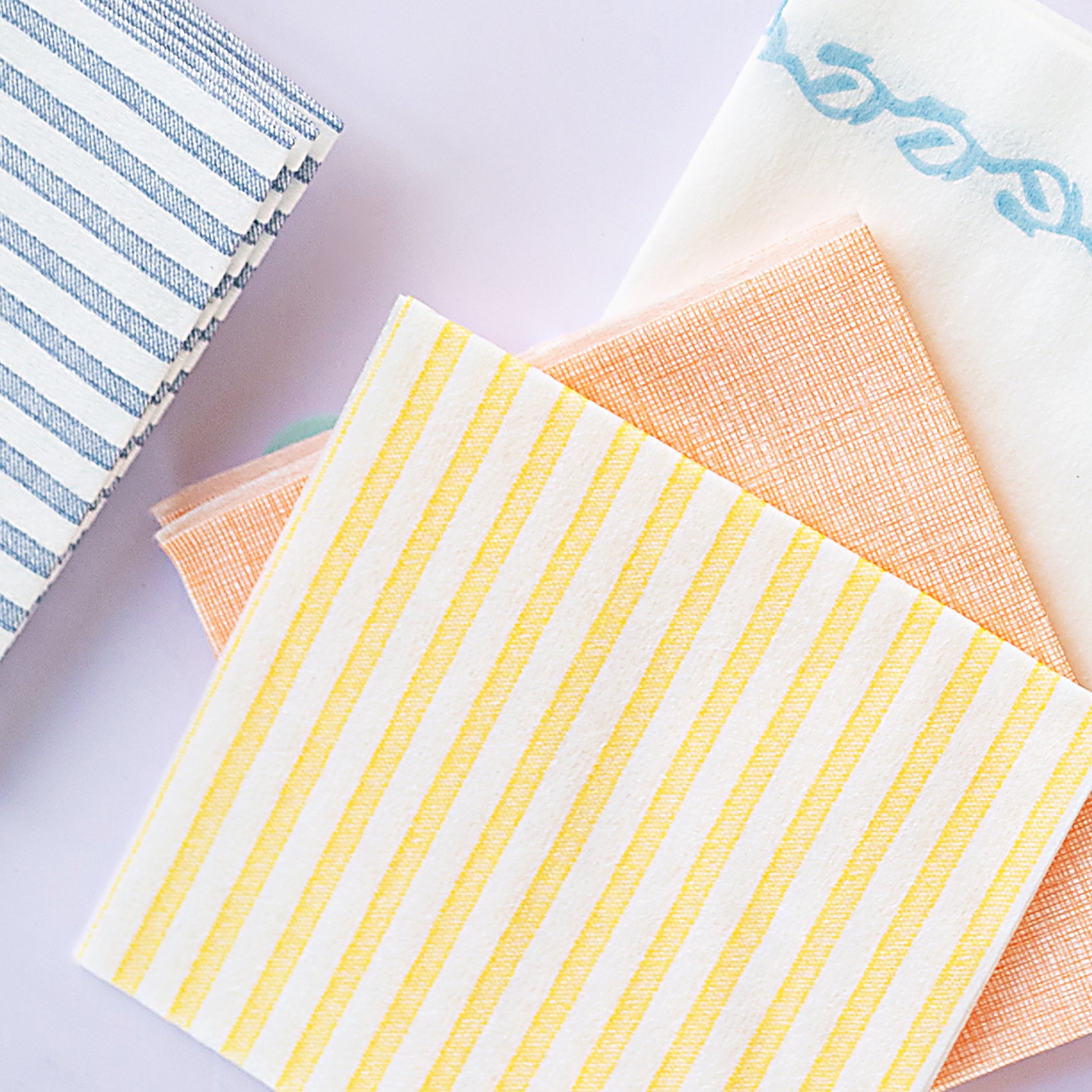 Papersoft Easy Cocktail Napkins in Salmon, Pack of 20