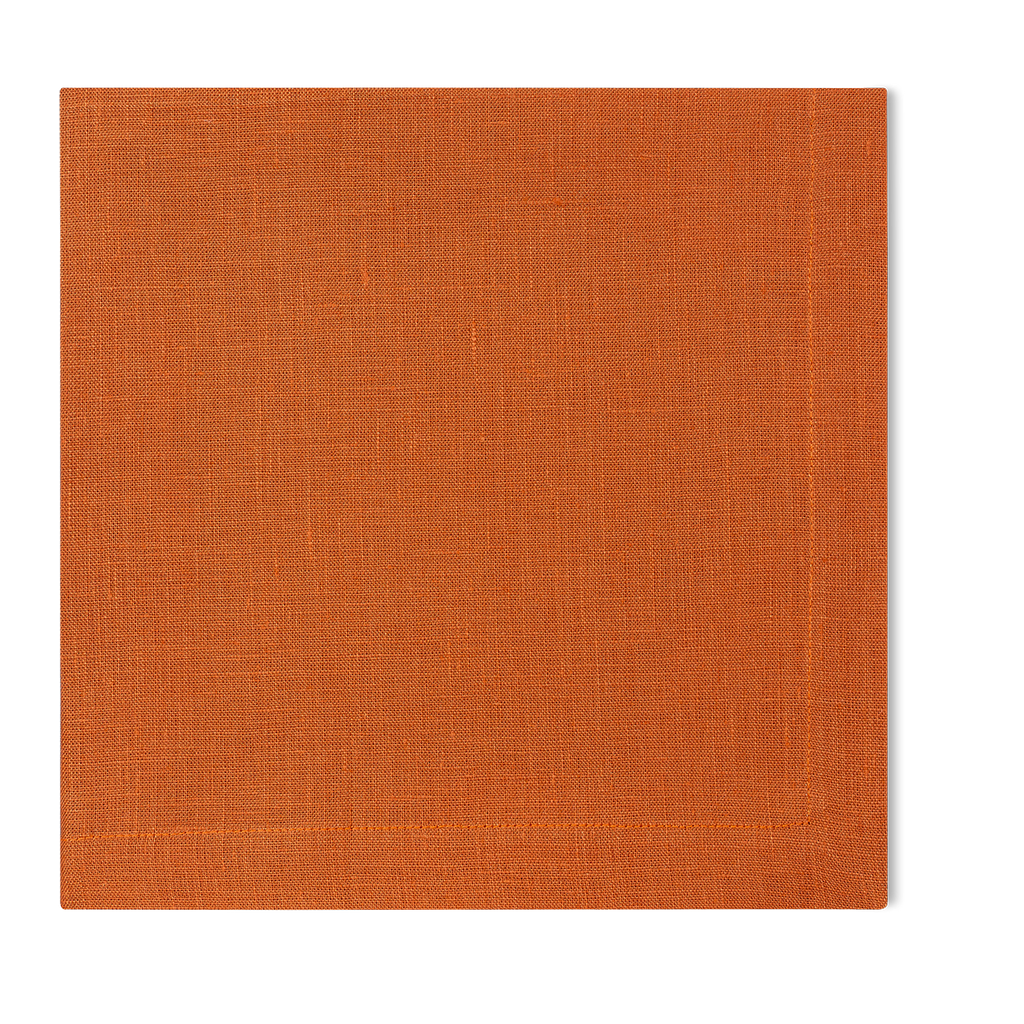 Prism Tangerine Napkin in Linen