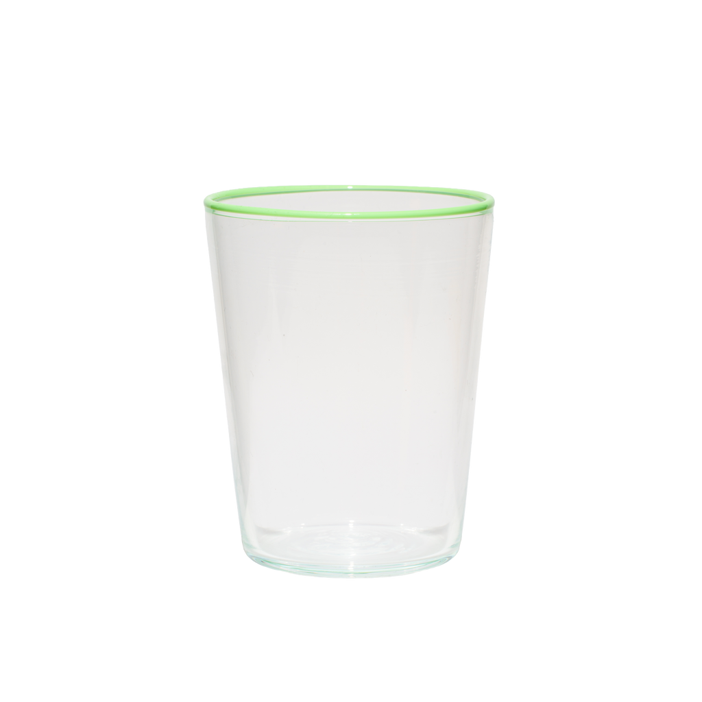 Summer Glasses in Light Green, Set of 6