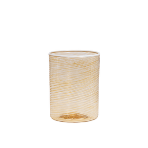 Fizzy Glasses in Amber, Set of 6