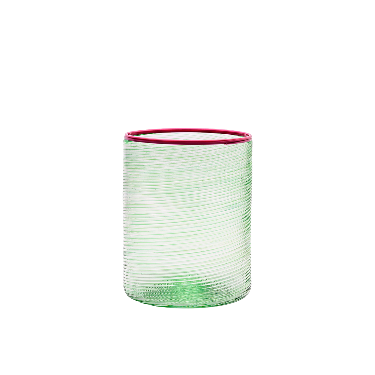 Fizzy Glasses in Green, Set of 6