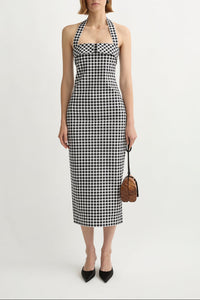 Chiara Dress in Black and White