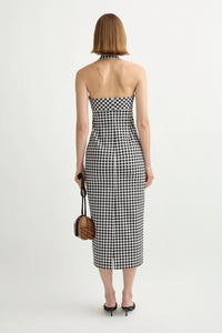 Chiara Dress in Black and White