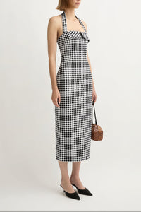 Chiara Dress in Black and White