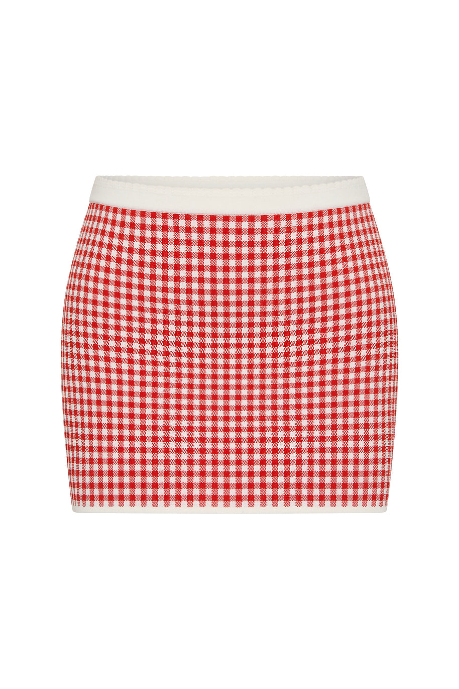 Micah Skirt in Red Gingham