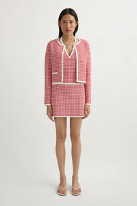 Micah Skirt in Red Gingham