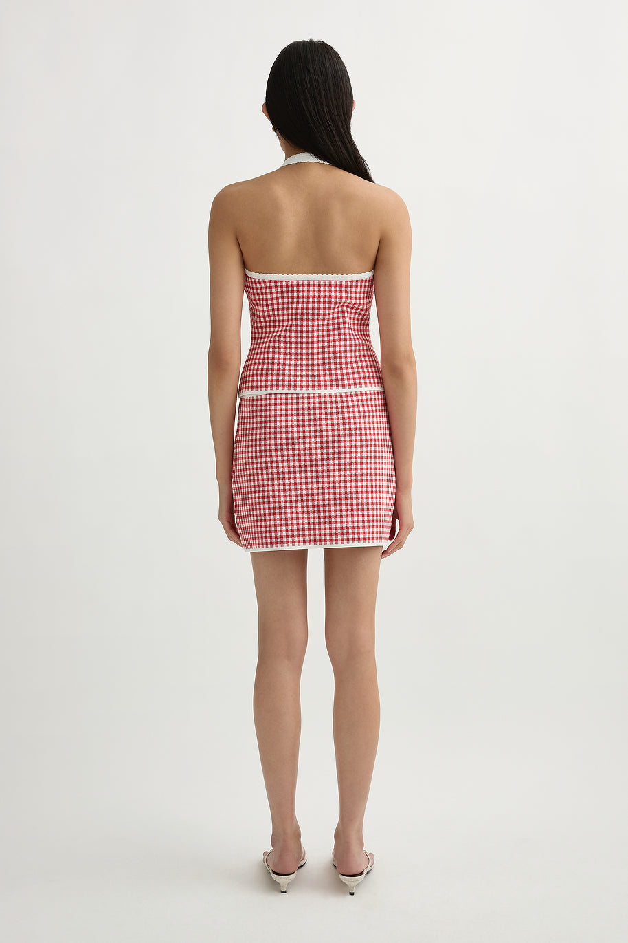 Micah Skirt in Red Gingham