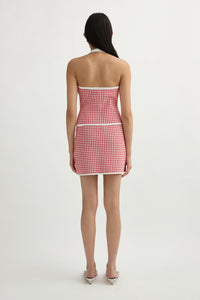 Micah Skirt in Red Gingham