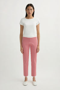 Micah Pant in Red Gingham