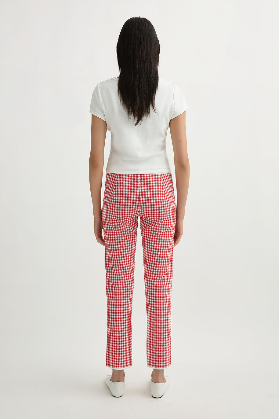 Micah Pant in Red Gingham
