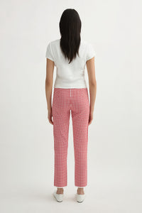 Micah Pant in Red Gingham