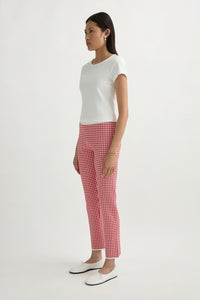Micah Pant in Red Gingham