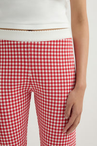 Micah Pant in Red Gingham