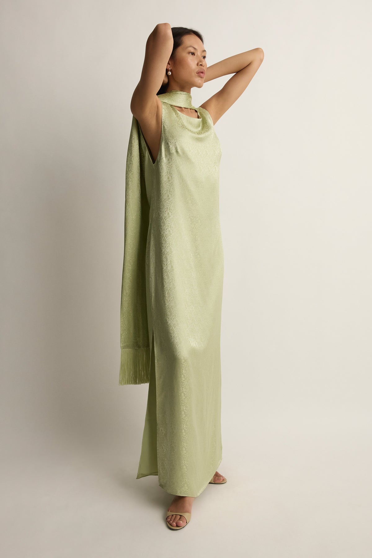 Marcella Gown In Pistachio