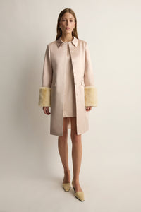 Chester Coat In Powder Pink