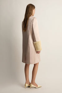 Chester Coat In Powder Pink