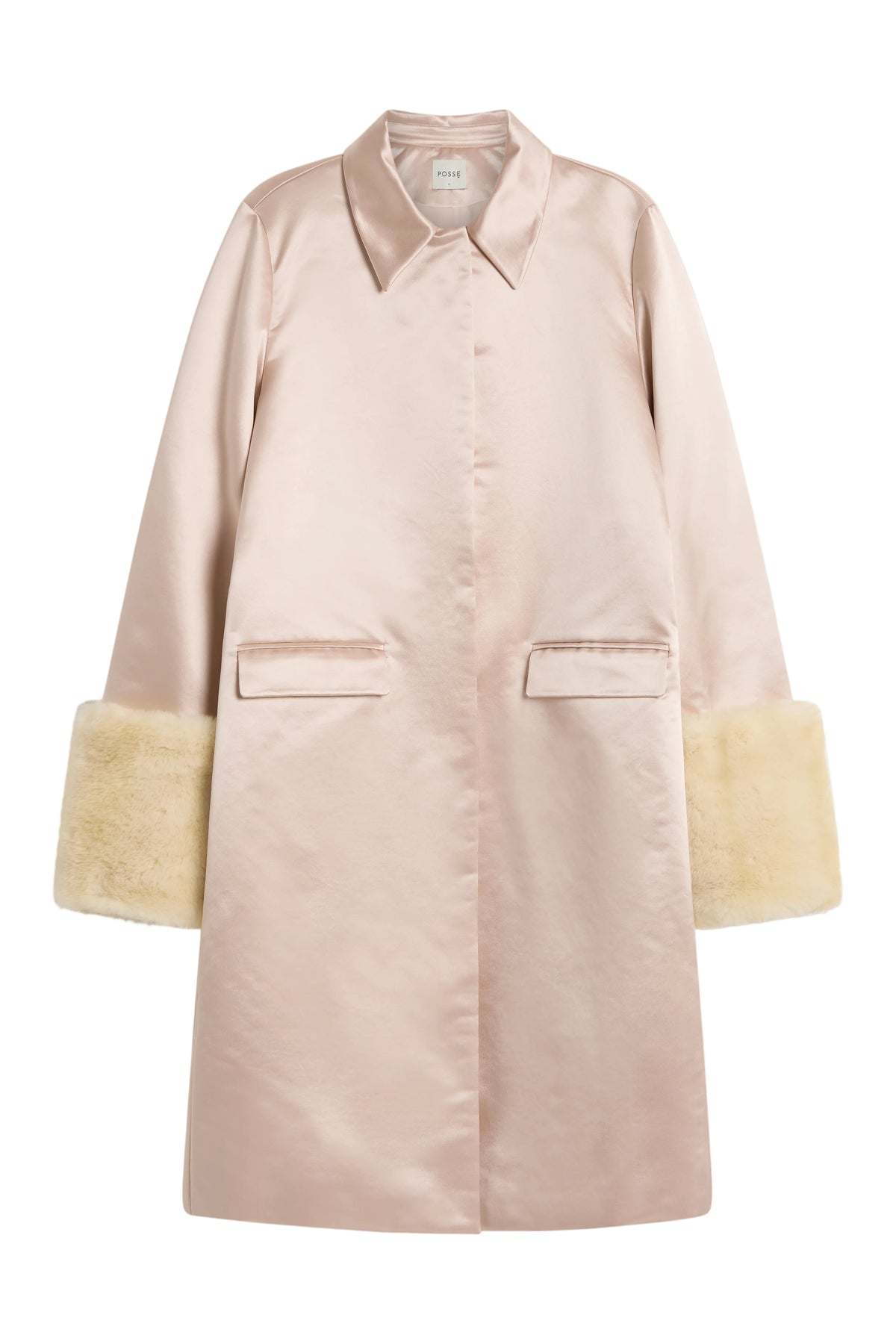 Chester Coat In Powder Pink
