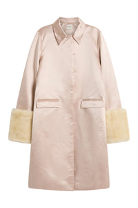 Chester Coat In Powder Pink