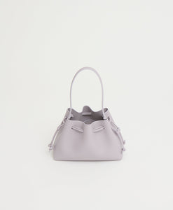 Drawstring Pouchette in Lila