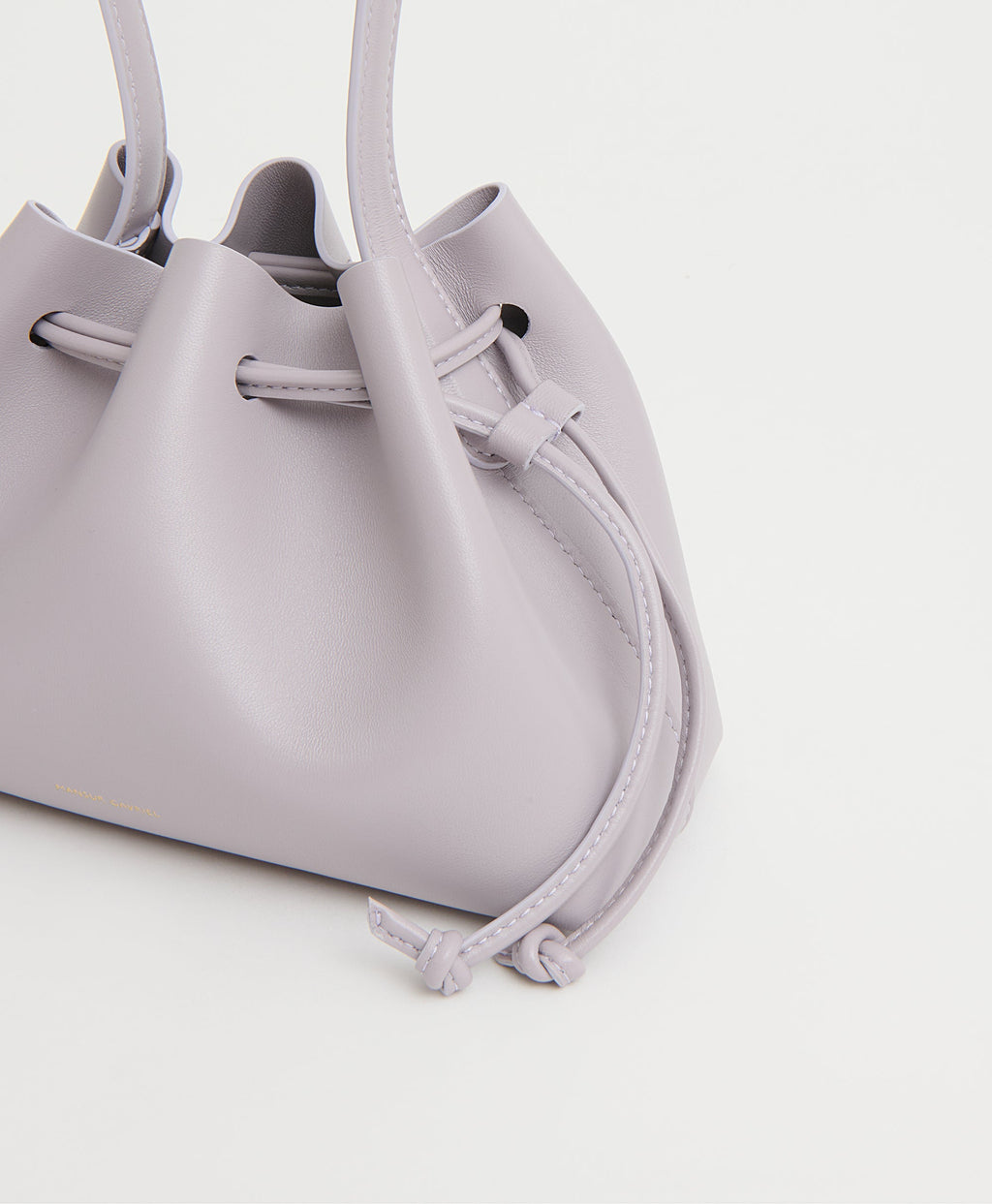 Drawstring Pouchette in Lila