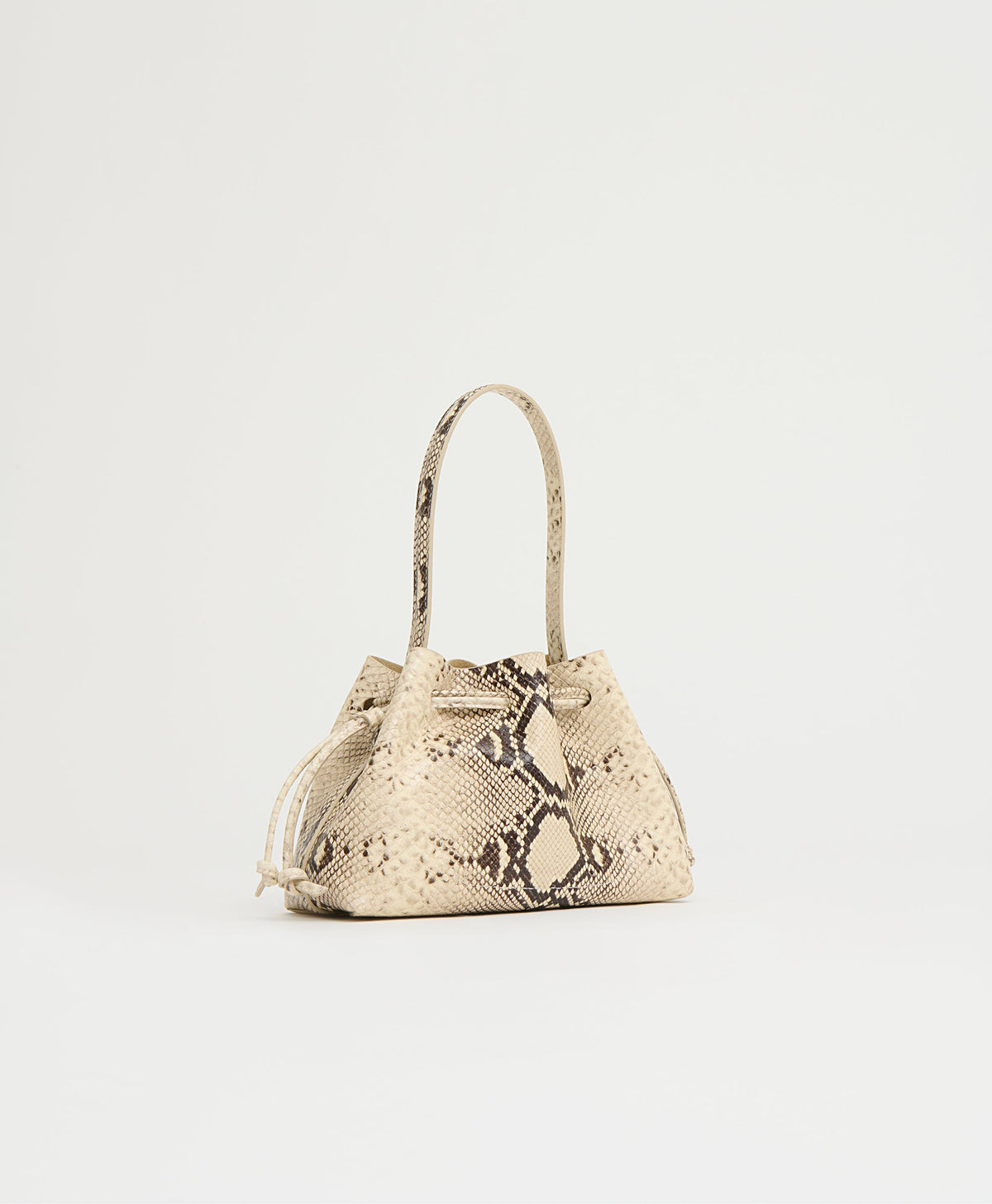 Drawstring Pouchette in Roccia