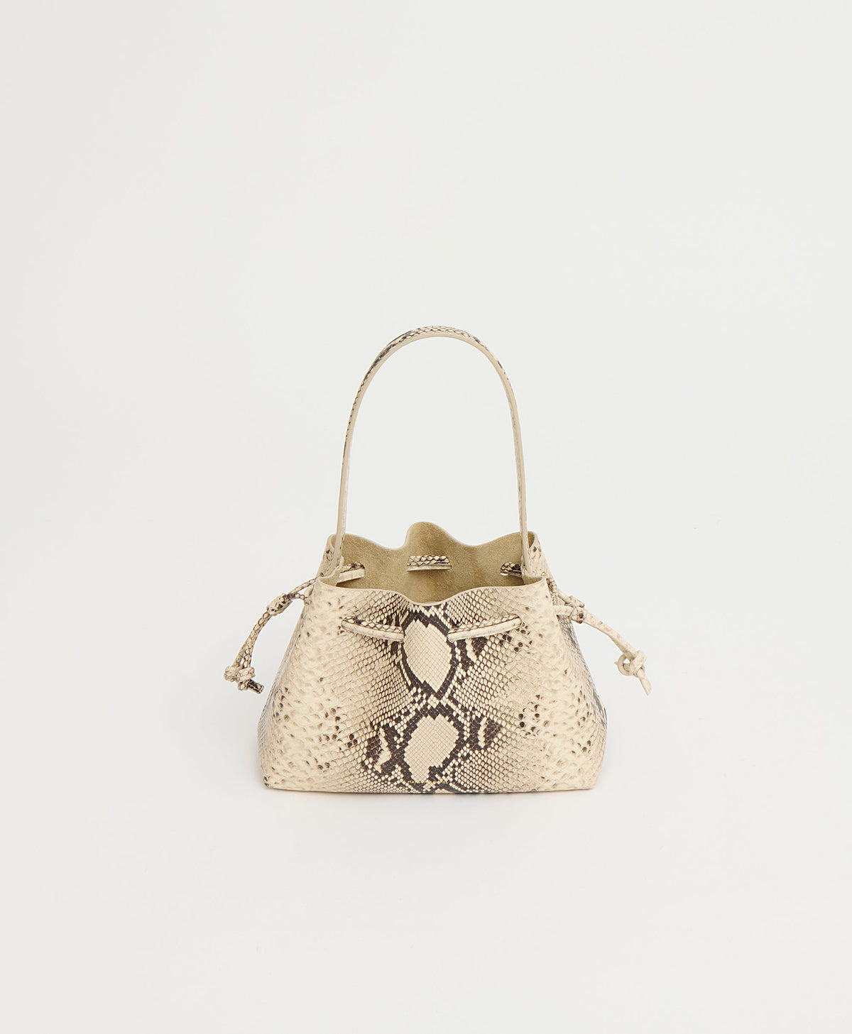 Drawstring Pouchette in Roccia